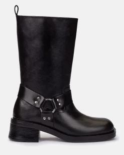 Fashion Yokono Bota Plana SPA-003 NEGRO