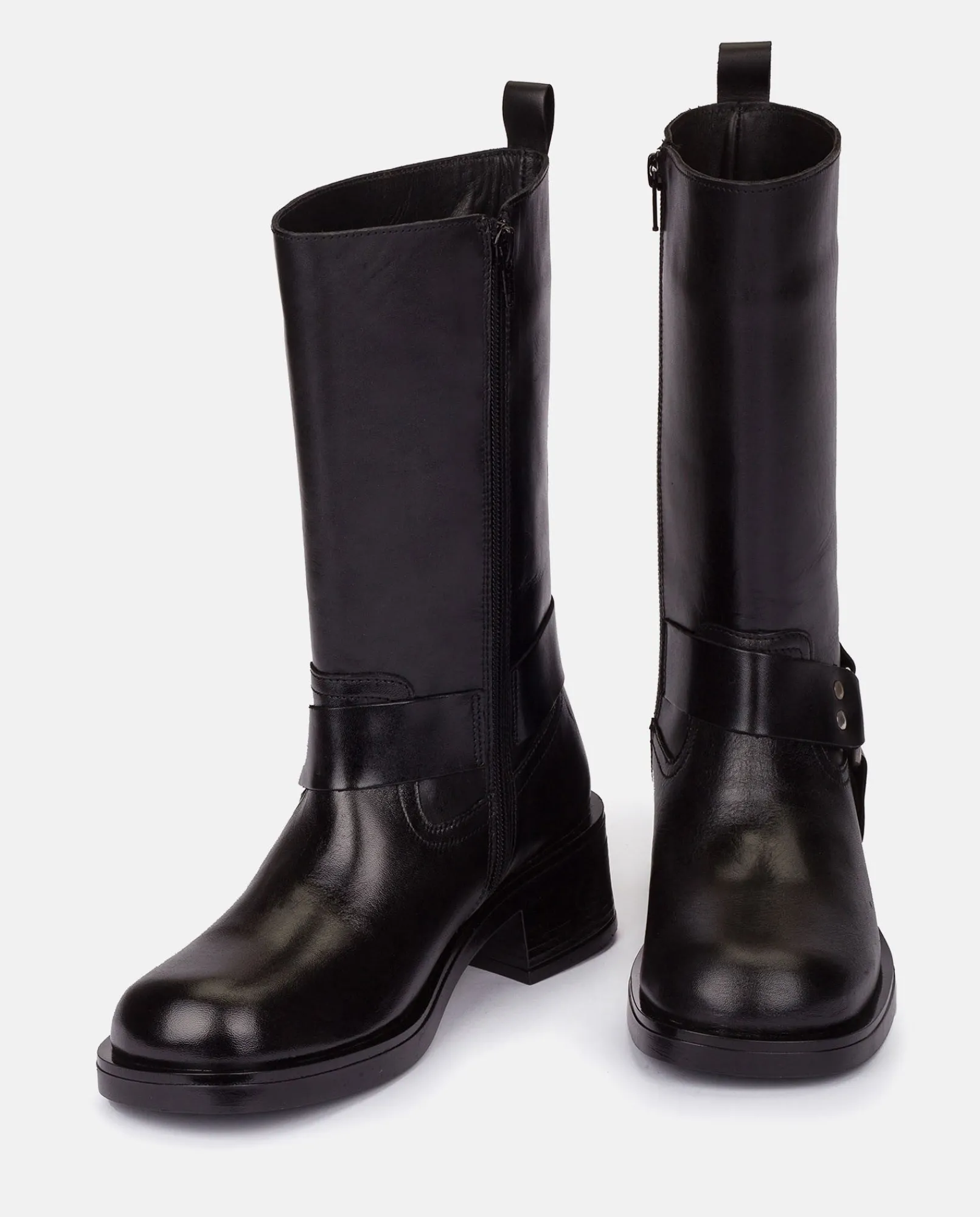 Fashion Yokono Bota Plana SPA-003 NEGRO