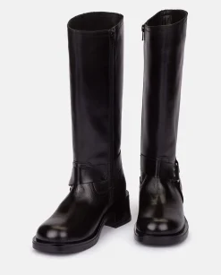 New Yokono Bota Plana SPA-004 NEGRO