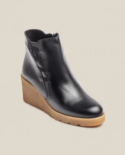 Sale Yokono Botín De Cuña MADONA-006 Negro