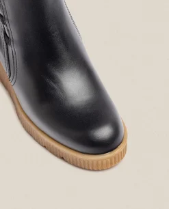 Sale Yokono Botín De Cuña MADONA-006 Negro