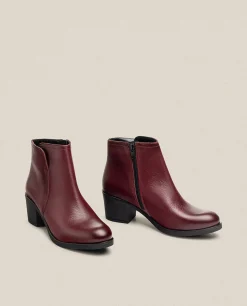 Outlet Yokono Botín De Tacón LILLE-016 Burdeos
