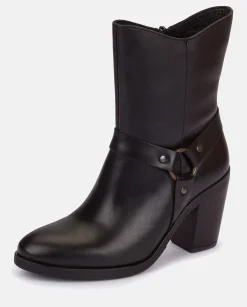Clearance Yokono Botín De Tacón TOURS-008 NEGRO
