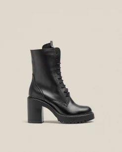 Clearance Yokono Botín De Tacón TUNA-006 Negro