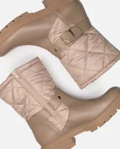 Discount Yokono Botín Plano BERNA-003 Beige