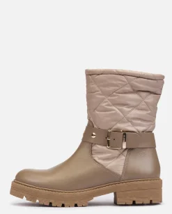 Discount Yokono Botín Plano BERNA-003 Beige