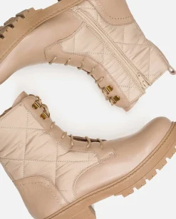 Online Yokono Botín Plano BERNA-007 Beige