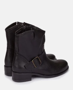 Hot Yokono Botín Plano Cambra 001 Negro