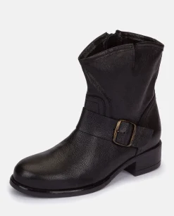 Hot Yokono Botín Plano Cambra 001 Negro