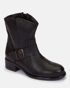 Hot Yokono Botín Plano Cambra 001 Negro