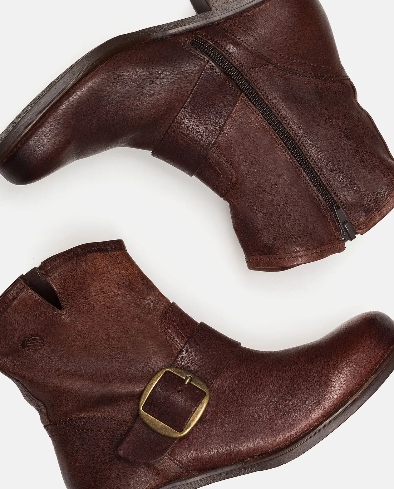 Flash Sale Yokono Botín Plano MONS-001 MARRON