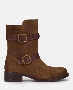 New Yokono Botín Plano MONS-003 MARRON