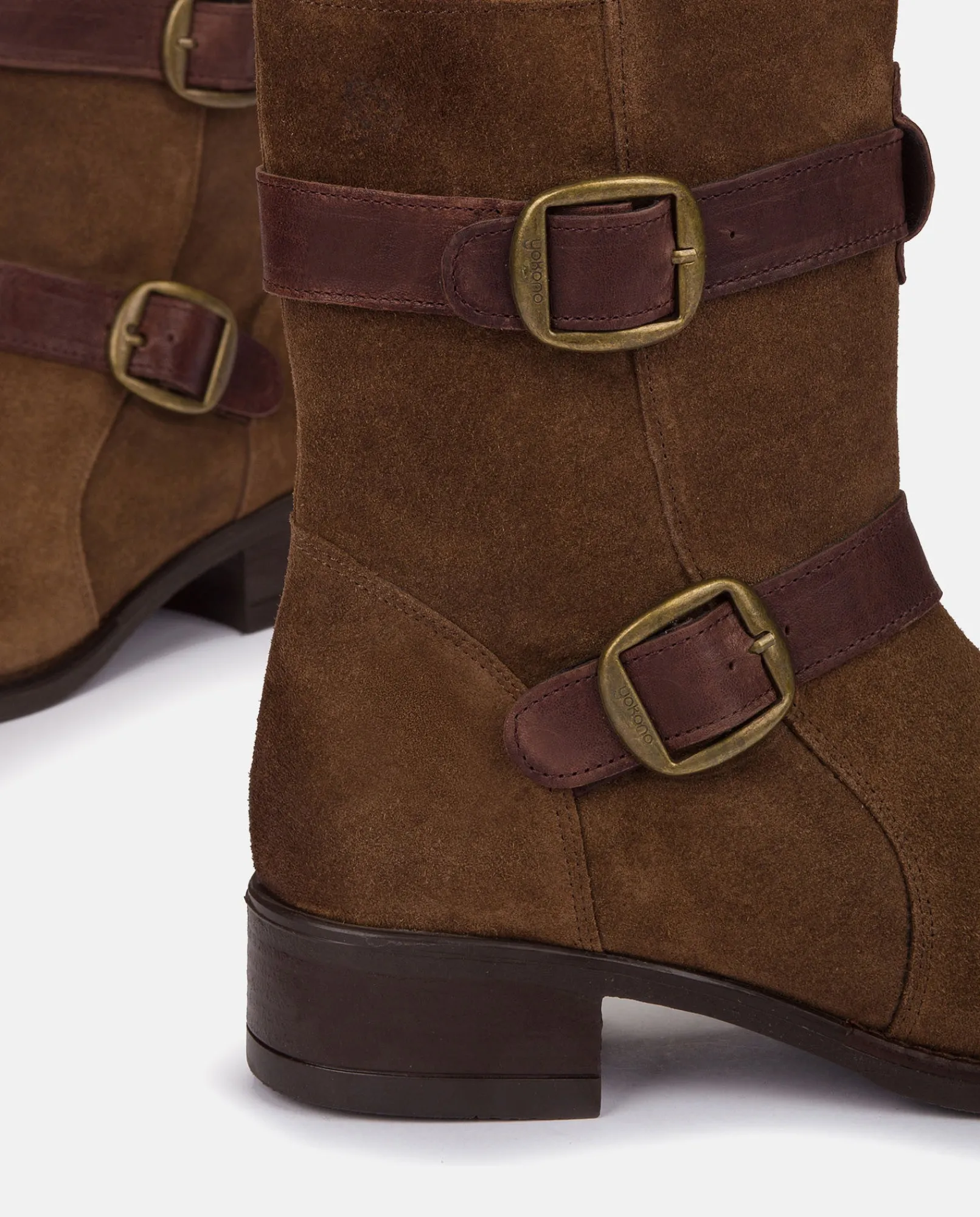 New Yokono Botín Plano MONS-003 MARRON