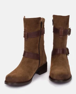 New Yokono Botín Plano MONS-003 MARRON
