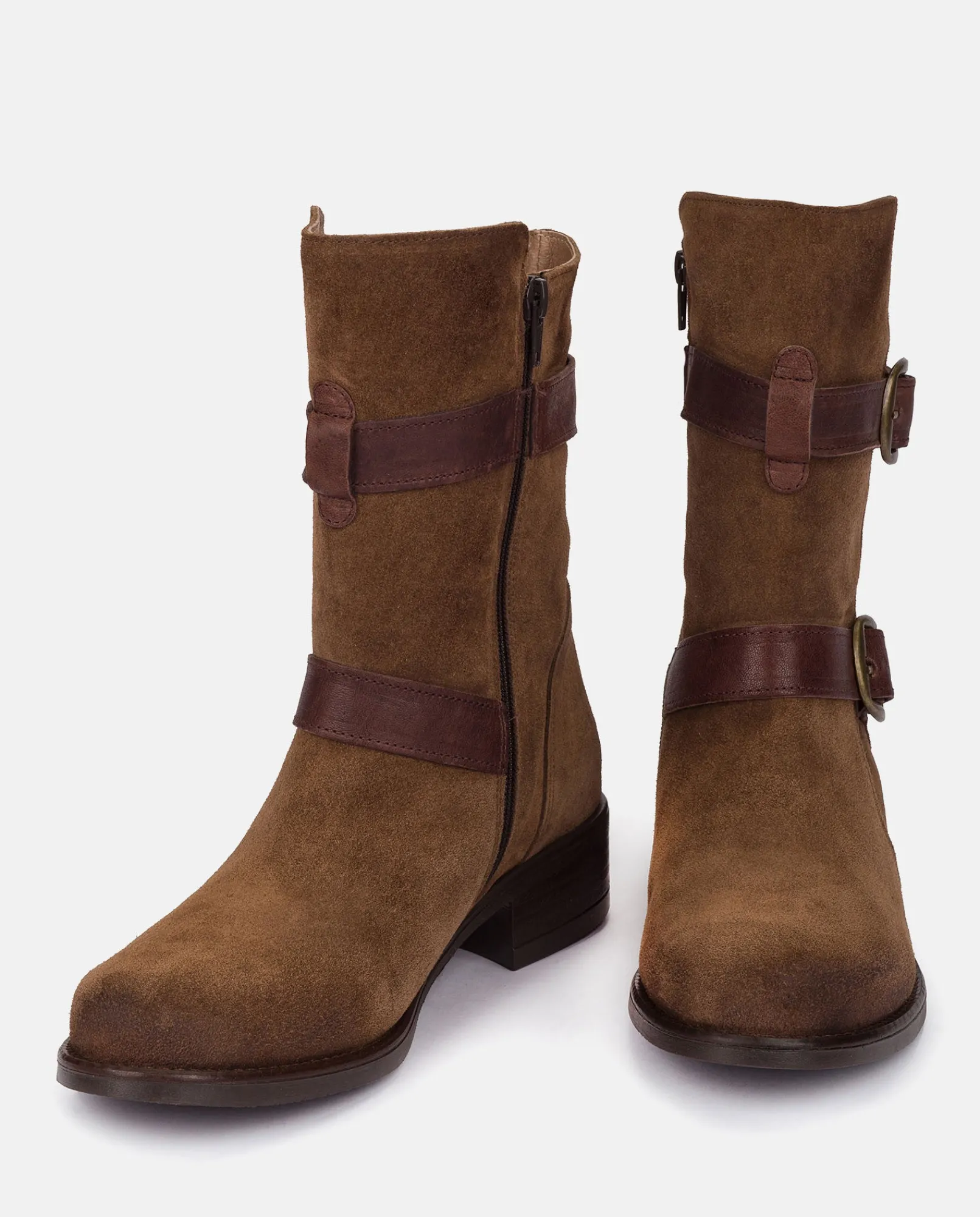 New Yokono Botín Plano MONS-003 MARRON