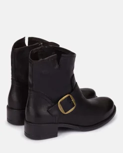 Discount Yokono Botín Plano MONS-001 NEGRO