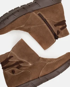 Flash Sale Yokono Botín Plano OLBA-001 MARRON
