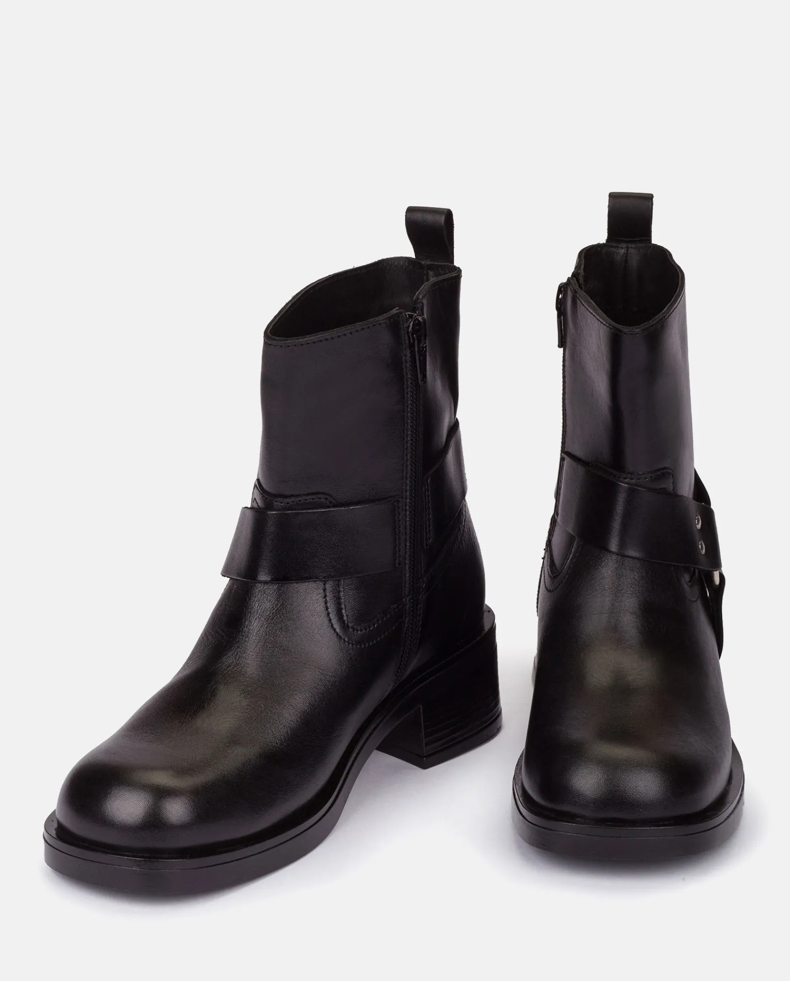 Cheap Yokono Botín Plano SPA-005 NEGRO