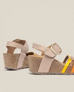 Sale Yokono Sandalia Cuña Bari 304 Beige