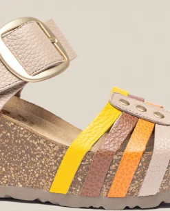Sale Yokono Sandalia Cuña Bari 304 Beige