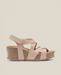 Online Yokono Sandalia Cuña Bari 303 Beige