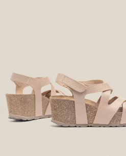 Online Yokono Sandalia Cuña Bari 303 Beige