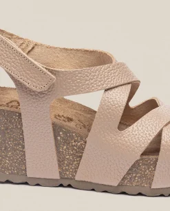 Online Yokono Sandalia Cuña Bari 303 Beige