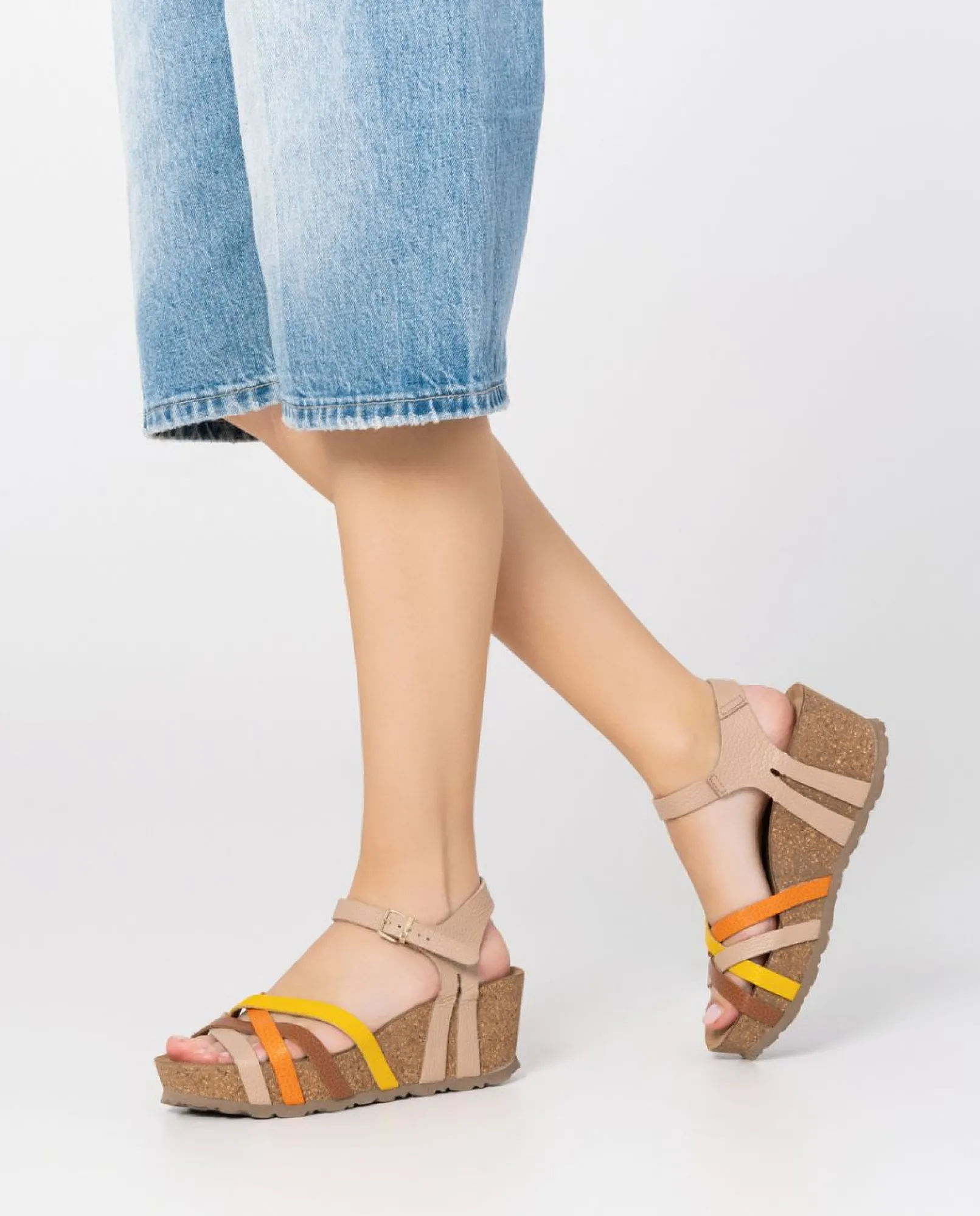Discount Yokono Sandalia Cuña Bari 302 Beige