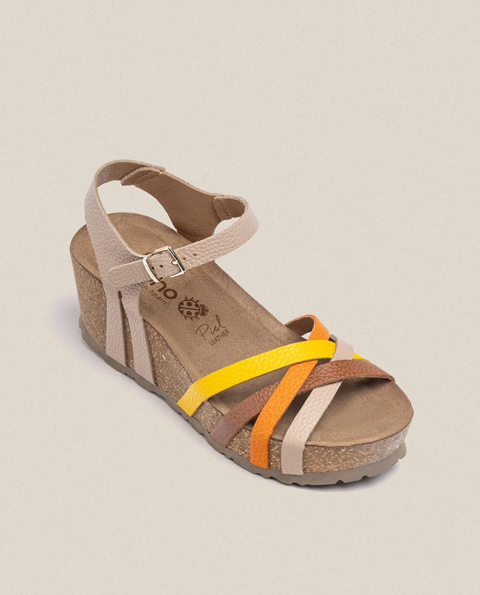 Discount Yokono Sandalia Cuña Bari 302 Beige