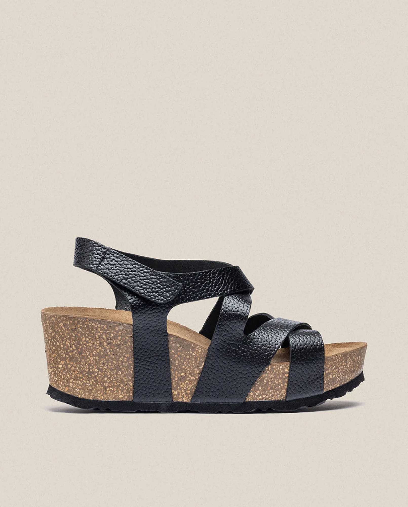 Store Yokono Sandalia Cuña Bari 303 Negro