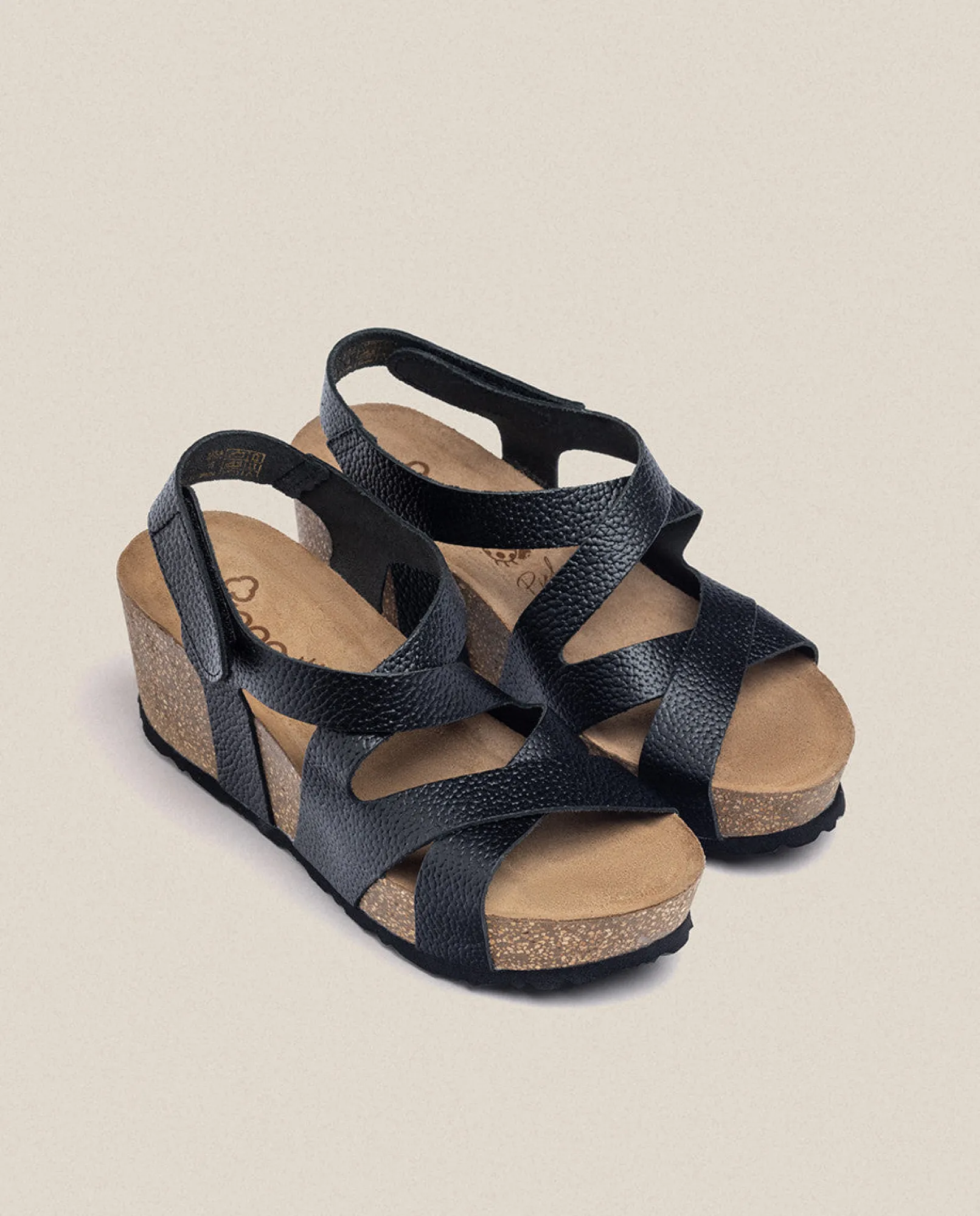 Store Yokono Sandalia Cuña Bari 303 Negro