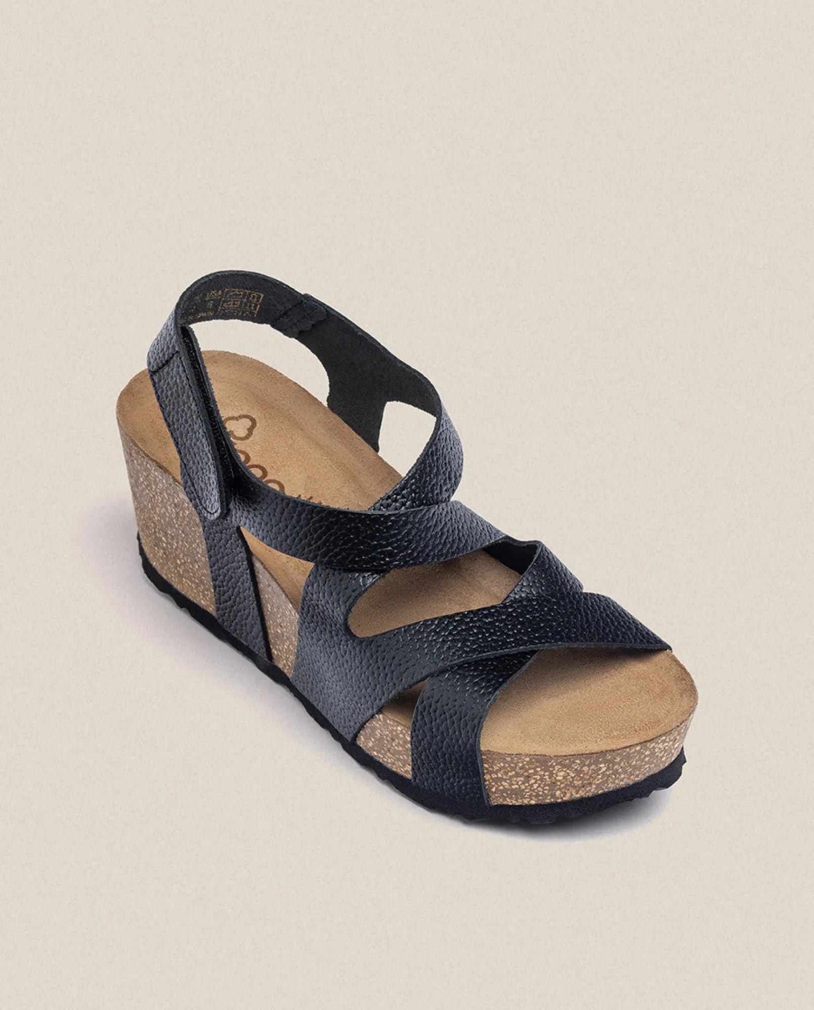 Store Yokono Sandalia Cuña Bari 303 Negro