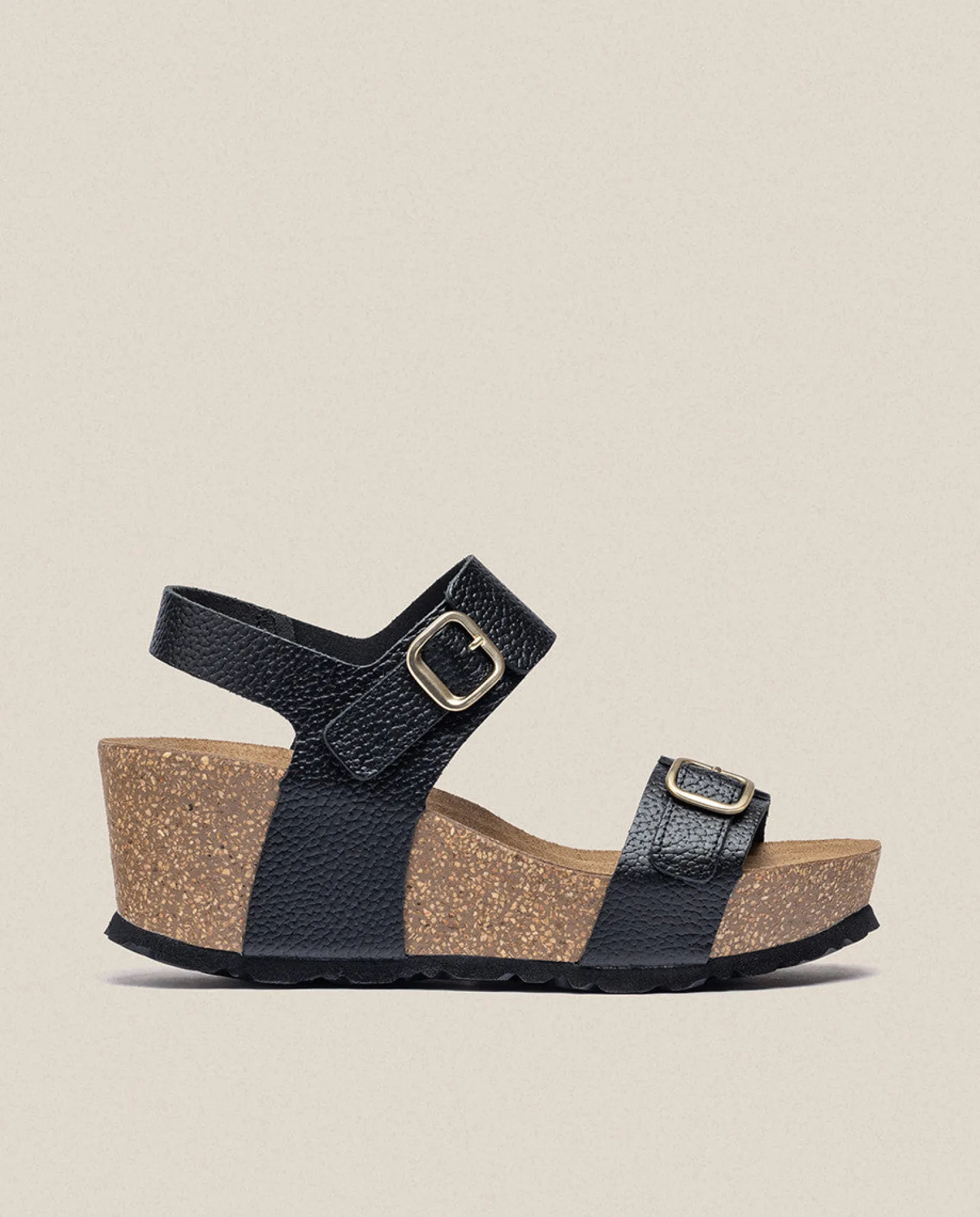 Cheap Yokono Sandalia Cuña Bari 301 Negro
