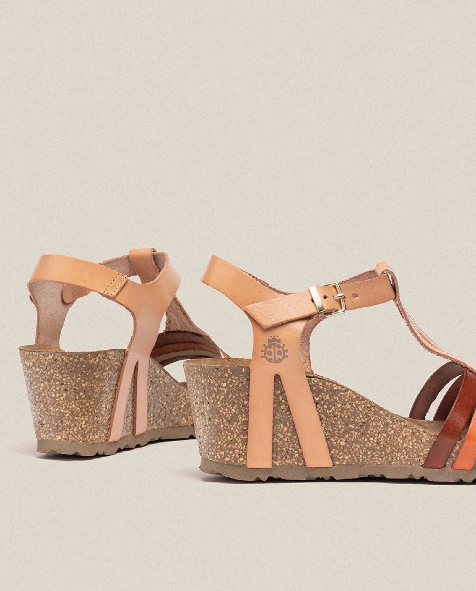 Fashion Yokono Sandalia Cuña Cadiz 301 Beige