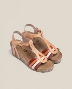 Fashion Yokono Sandalia Cuña Cadiz 301 Beige