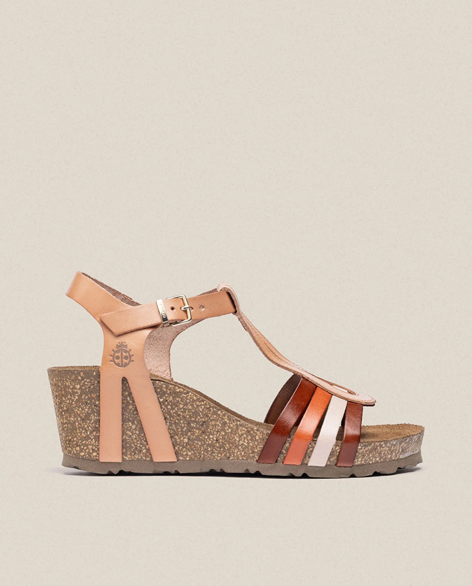 Fashion Yokono Sandalia Cuña Cadiz 301 Beige