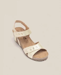 Cheap Yokono Sandalia Cuña Cadiz 303 Dorado