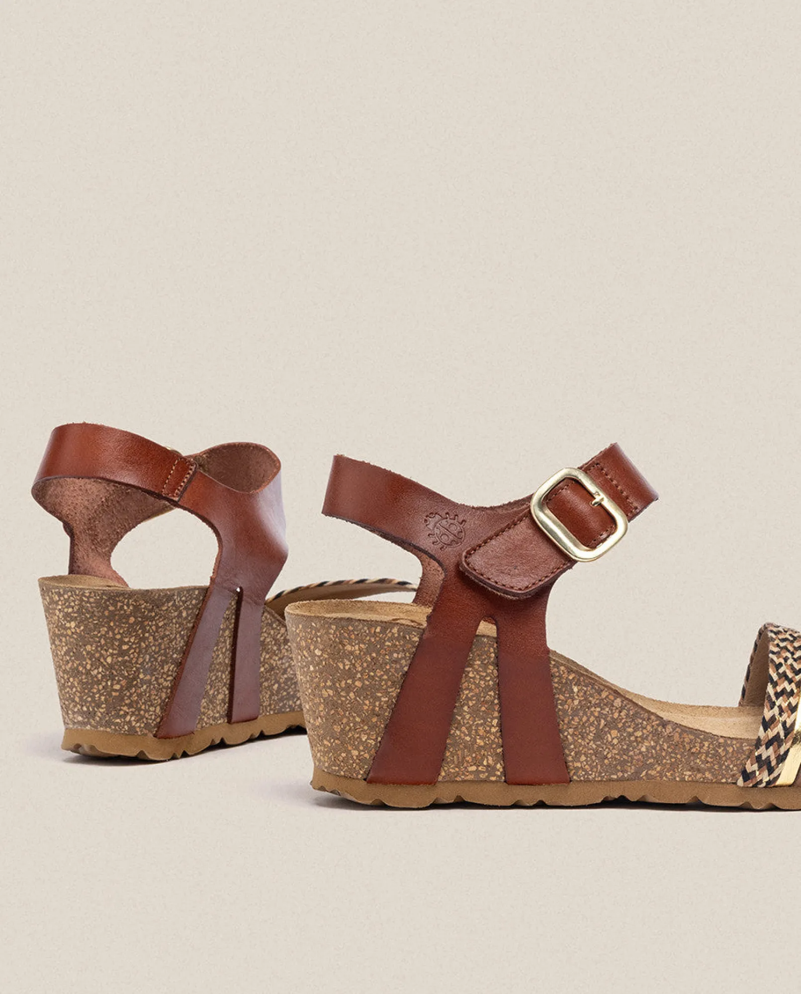 Fashion Yokono Sandalia Cuña Cadiz 306 Marrón