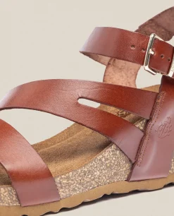 Store Yokono Sandalia Cuña Cadiz 302 Marrón