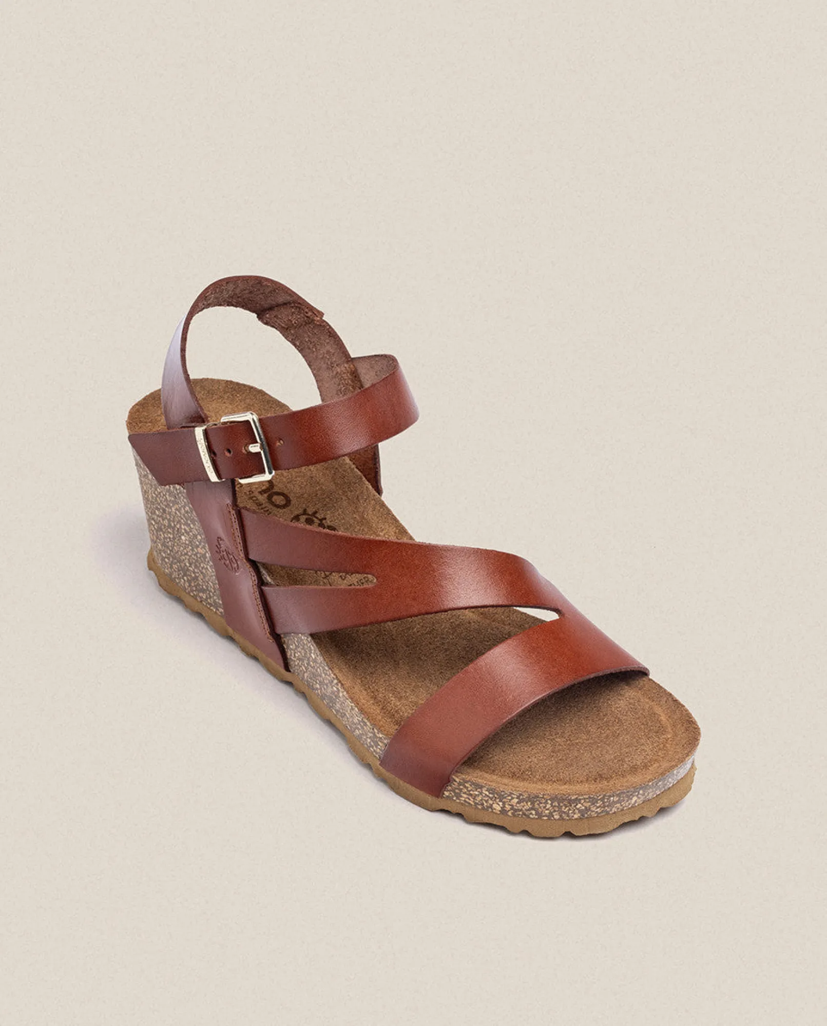 Store Yokono Sandalia Cuña Cadiz 302 Marrón
