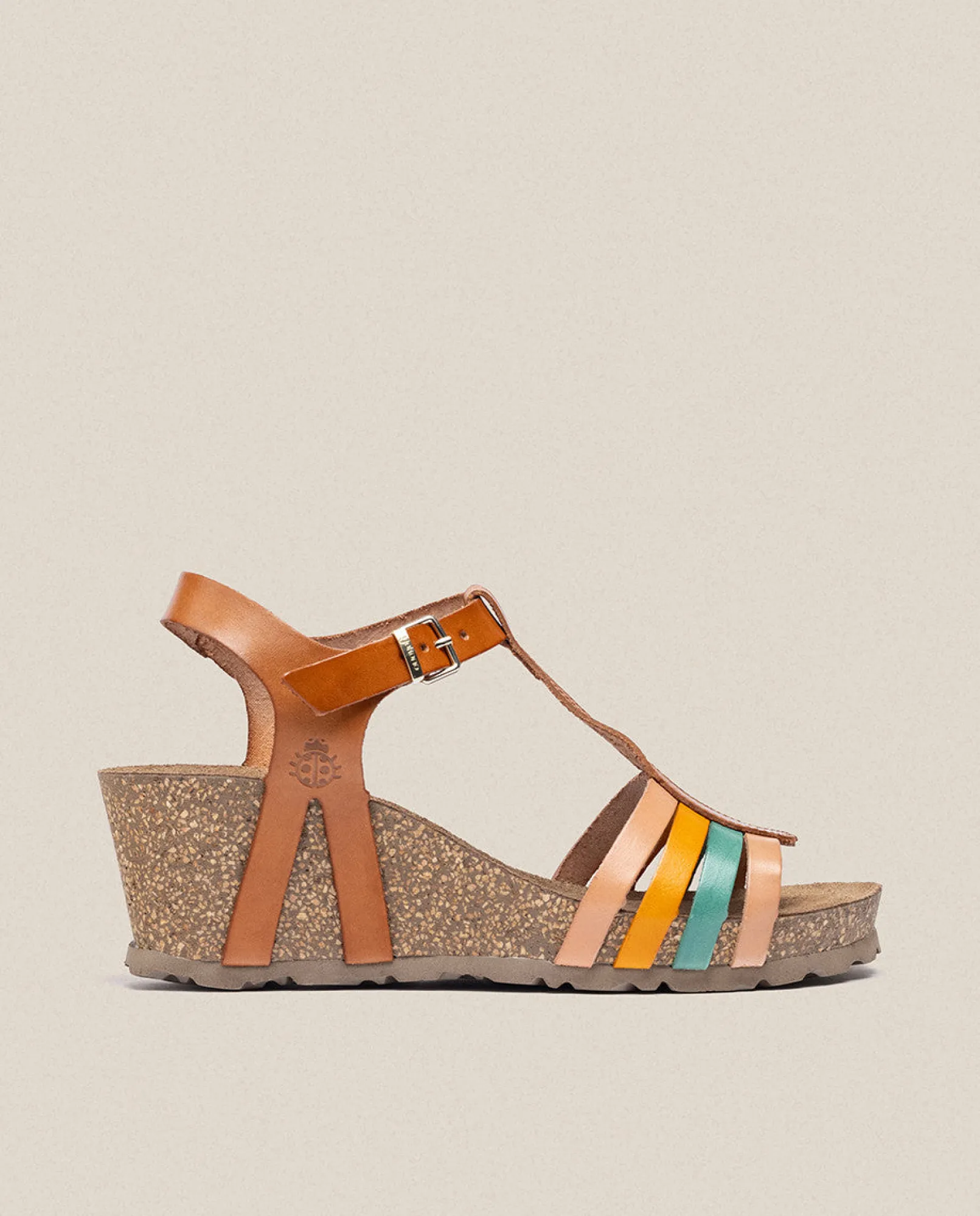 Discount Yokono Sandalia Cuña Cadiz 301 Marrón