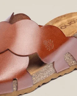 Cheap Yokono Sandalia Cuña Cadiz 300 Marrón