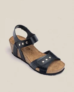 Flash Sale Yokono Sandalia Cuña Cadiz 303 Negro