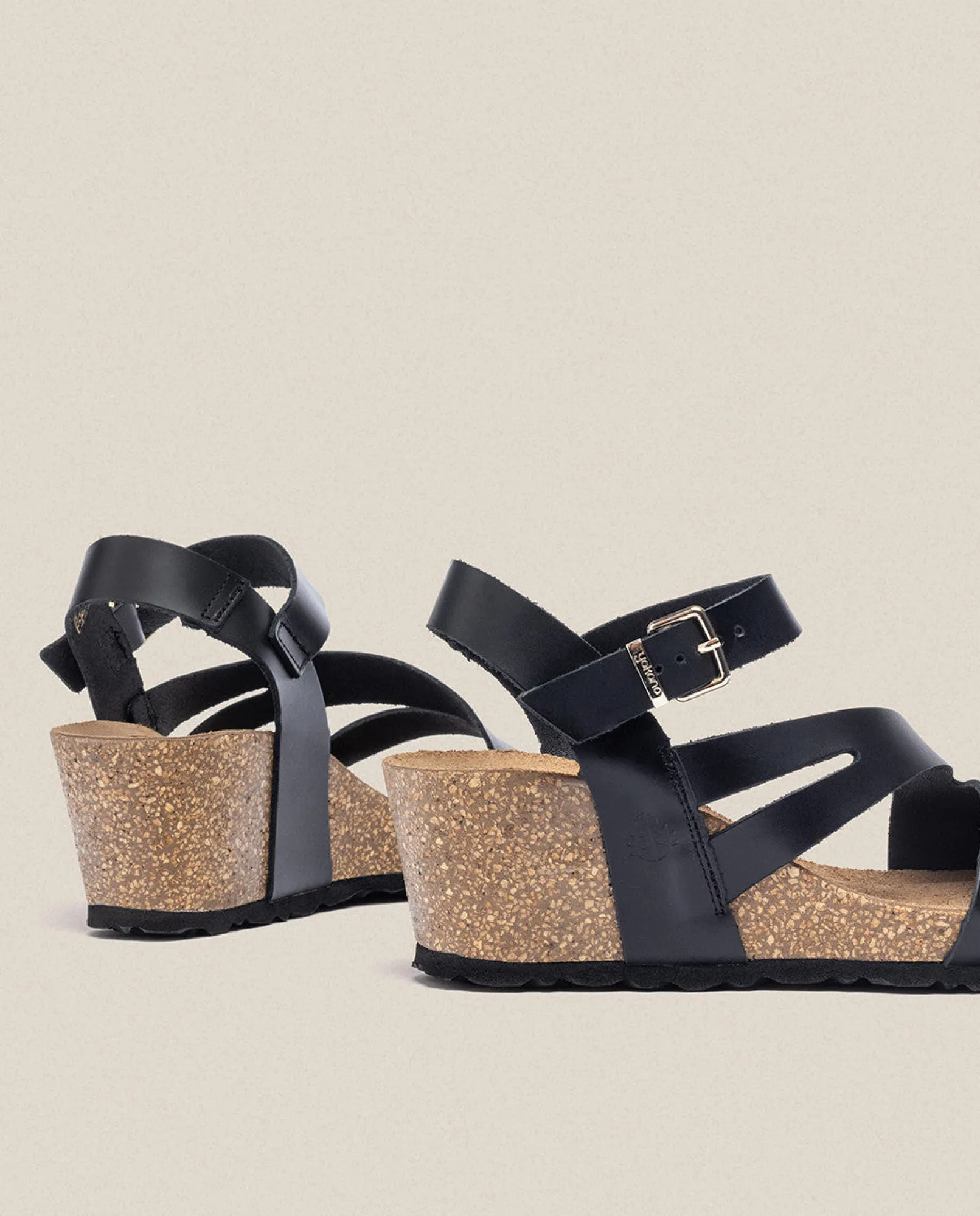 Discount Yokono Sandalia Cuña Cadiz 302 Negro