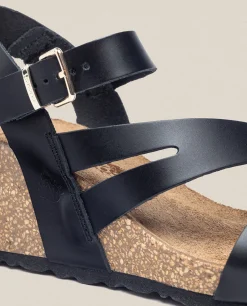 Discount Yokono Sandalia Cuña Cadiz 302 Negro