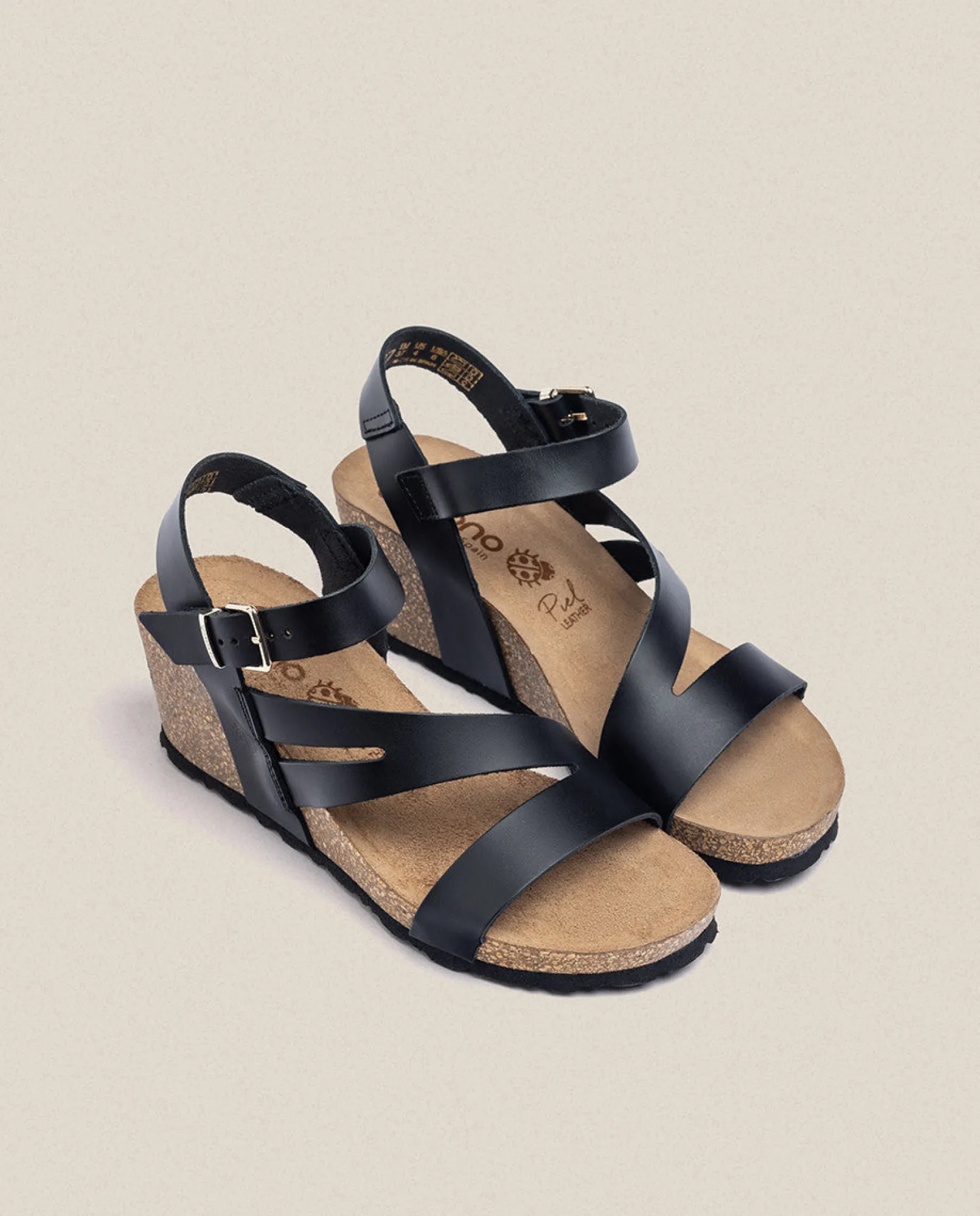 Discount Yokono Sandalia Cuña Cadiz 302 Negro