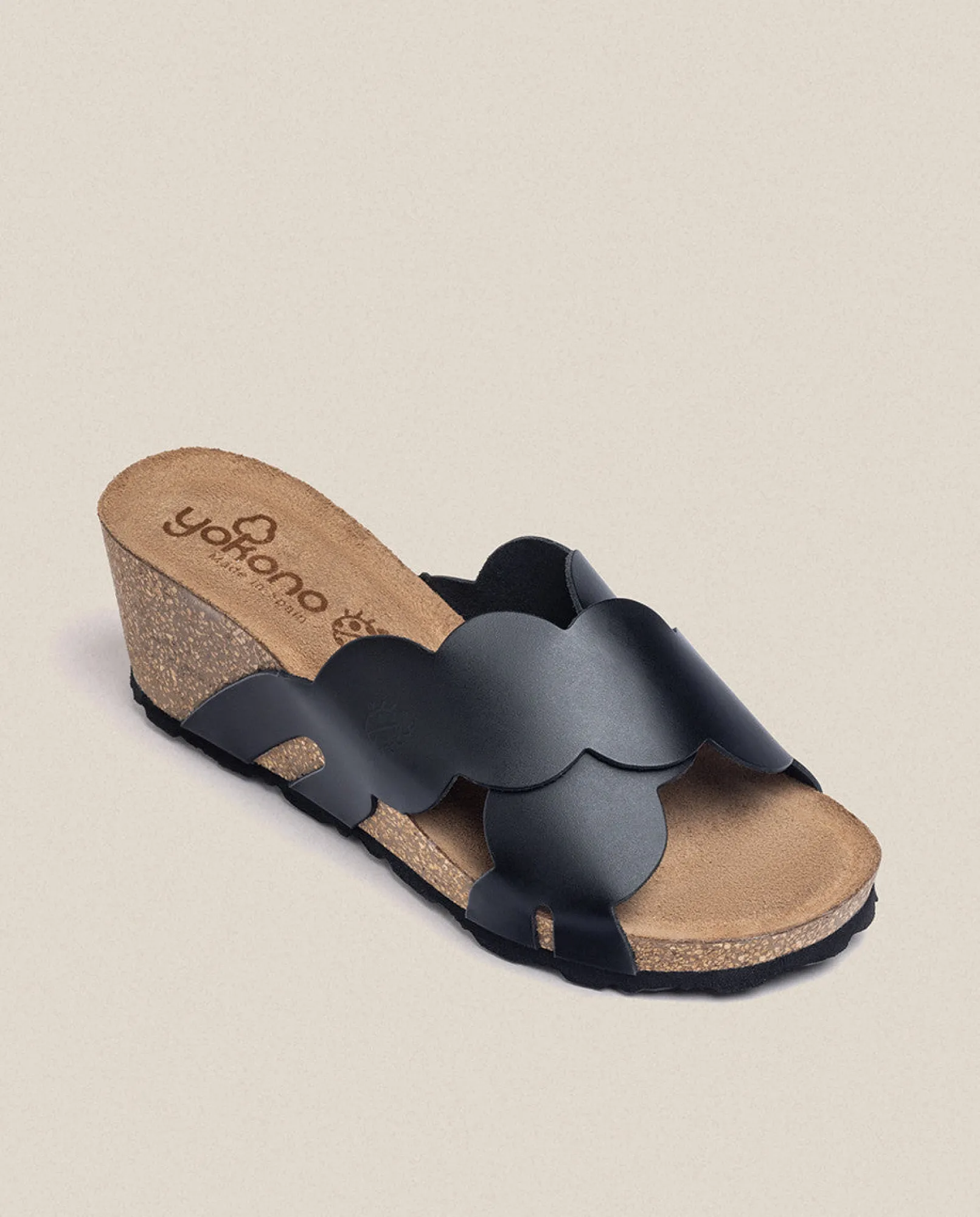 Flash Sale Yokono Sandalia Cuña Cadiz 300 Negro