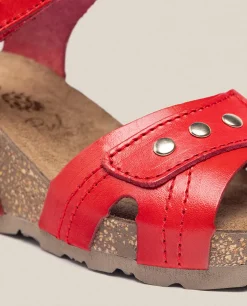 Best Yokono Sandalia Cuña Cadiz 303 Rojo