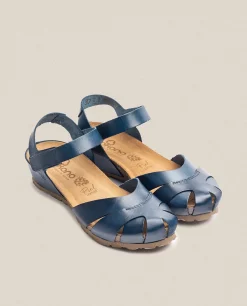 Clearance Yokono Sandalia De Cuña Monaco 186 Azul