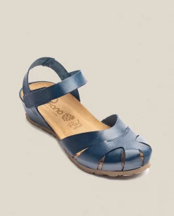 Clearance Yokono Sandalia De Cuña Monaco 186 Azul